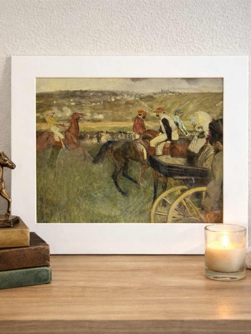 Degas Racetrack Print Matted Birth of Impressionism Musee d’Orsay Horse Art - Picture 2 of 8